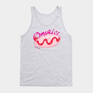 Omurice with words in PINK Tank Top